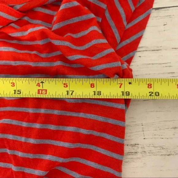 Splendid Striped Dolman Sleeve Polo Button Down Red Size M NWT - Picture 9 of 11